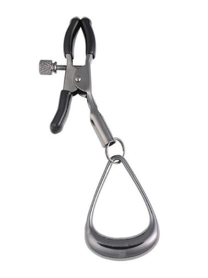 VELVET NOIR TUGGABLE NIPPLE CLAMPS - BLACK