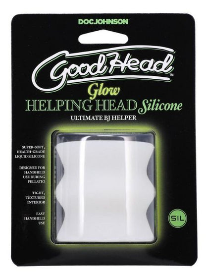 HEAD SILICONE STROKER - GLOW IN THE DARK