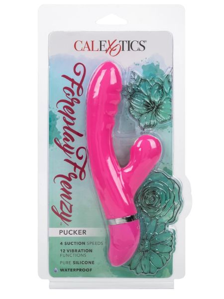 SILICONE RABBIT VIBRATOR - PINK