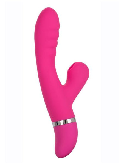 SILICONE RABBIT VIBRATOR - PINK