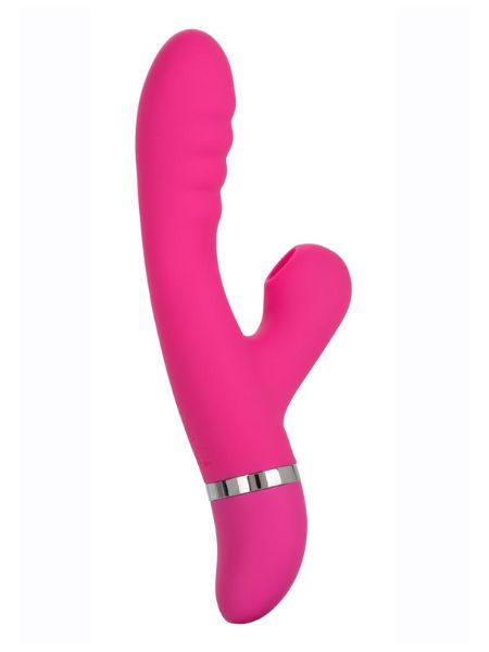 SILICONE RABBIT VIBRATOR - PINK