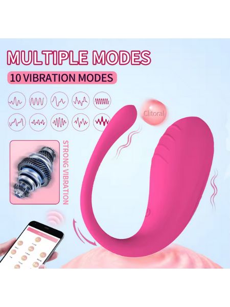 LONG DISTANCE G SPOT REMOTE CONTROL VIBRATOR - APP CONTROL