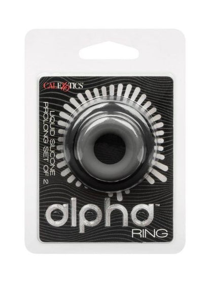 SIILICONE PROLONG COCK RING ( 2 PIECE SET ) - ASSORTED