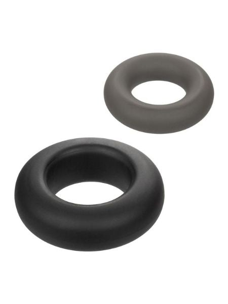 SIILICONE PROLONG COCK RING ( 2 PIECE SET ) - ASSORTED