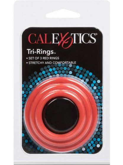 TRI-RINGS COCK RING SET ( 3 PIECE SET )