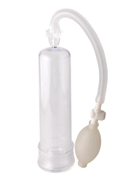 POWER PENIS PUMP 7.25 INCH - CLEAR