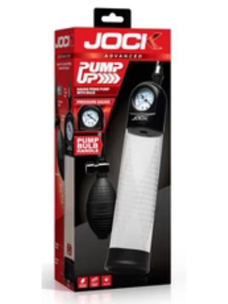 GAUGE PENIS PUMP W/ BULB PUMP UP