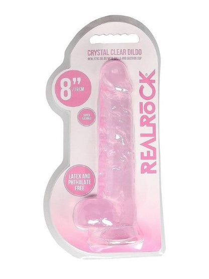 REALROCK SKIN REALISTIC DILDO WITH BALLS - 8 INCH
