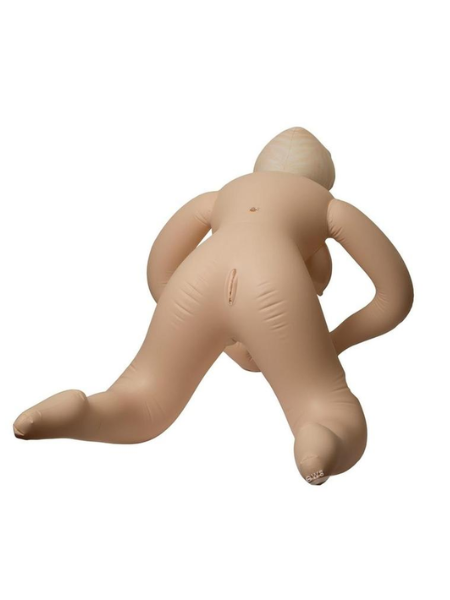 REVERSE COWGIRL LOVE VIBRATING DOLL - VANILLA
