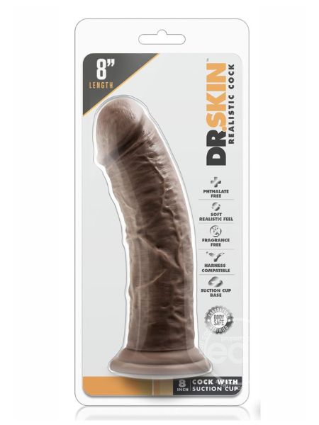 DILDO WITH SUCTION CUP 8 INCH