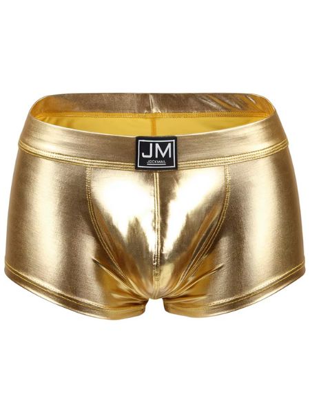 STAGE REFLECTIVE FAUX LEATHER SQUARE CUT UNDERWEAR