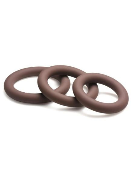 SILICONE COCK RING SET 3 PCS