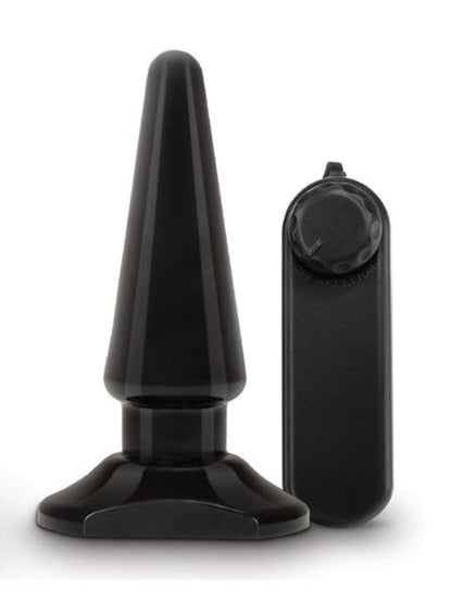 ANAL VIBRATING ANAL PLEASER WITH REMOTE CONTROL - BLACK