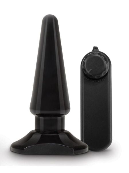 ANAL VIBRATING ANAL PLEASER WITH REMOTE CONTROL - BLACK