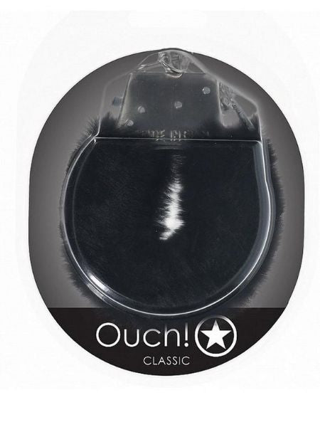 CLASSIC FLUFFY HANDCUFFS - BLACK