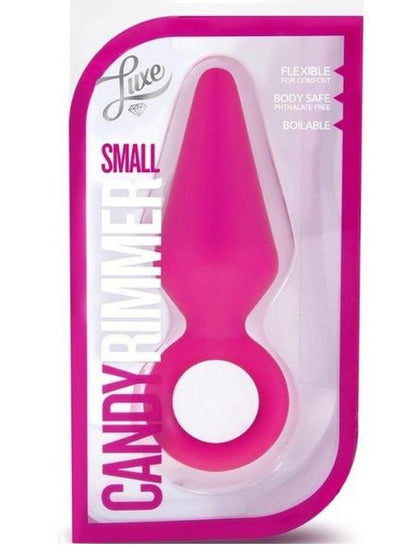 SILICONE BUTT PLUG - SMALL - PINK