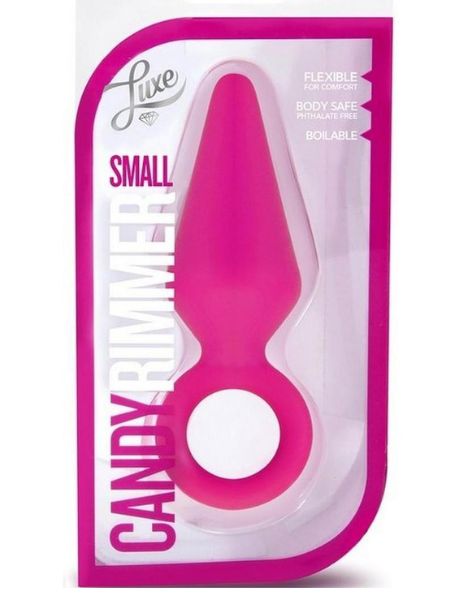 SILICONE BUTT PLUG - SMALL - PINK