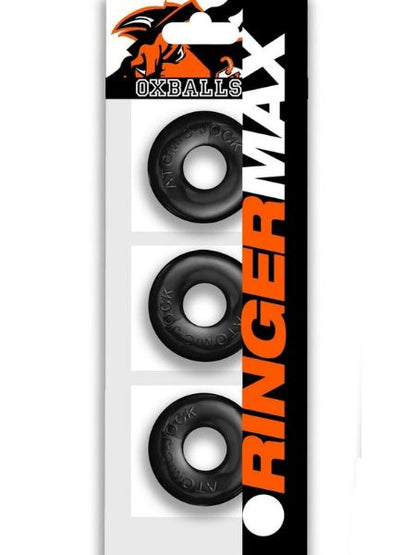 OXBALL 3 RING SET  BLACK