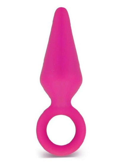 SILICONE BUTT PLUG - SMALL - PINK