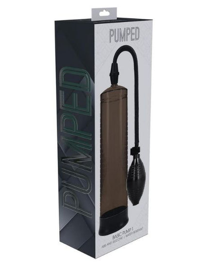 BASIC PUMP 1 WATER RESISTANT SILICONE PENIS PUMP - BLACK