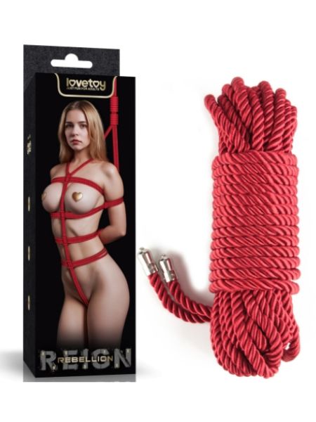 CRIMSON SILKY BONDAGE ROPE