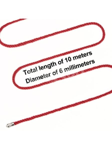 CRIMSON SILKY BONDAGE ROPE