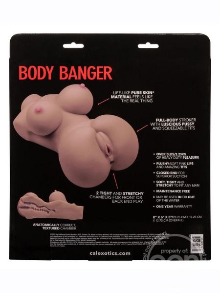 BODY BANGER TORSO MASTURBATOR - CHOCOLATE