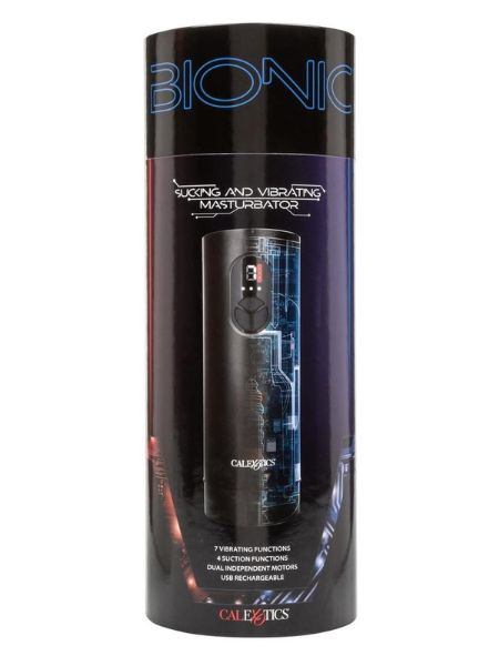 SUCKING AND VIBRATING RECHARGEABLE MASTURBATOR - ANAL