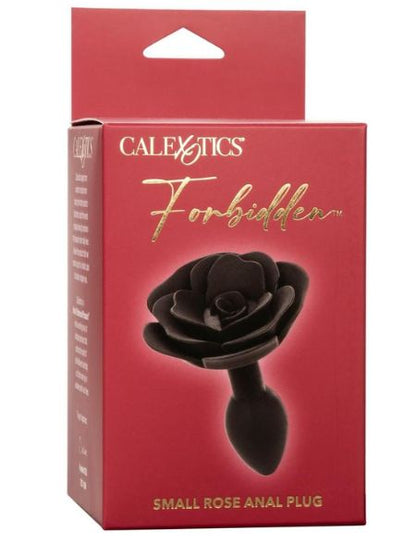 FORBIDDEN SMALL ROSE ANAL PLUG - BLACK