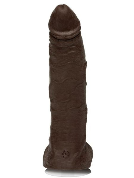 VAC - U - LOCK SIGNATURE COCKS JASON LUV DILDO 10 INCH - CHOLATE