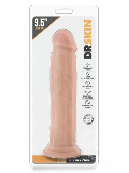 DILDO WITH SUCTION CUP 9.5 INCH