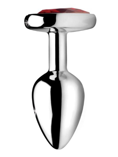 HEART GEM ANAL PLUG - RED