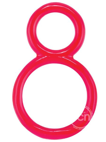 SUPER STRETCHY DOUBLE SILICONE COCK RING WATERPROOF