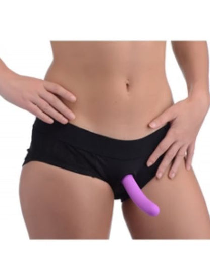 LACE ENVY PEGGING SET - BLACK/BLACK