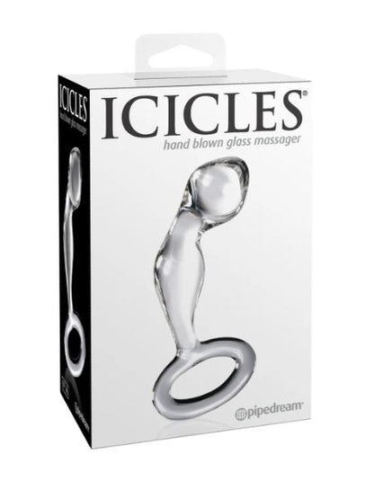 HAND BLOWN GLASS MASSAGER  - CLEAR