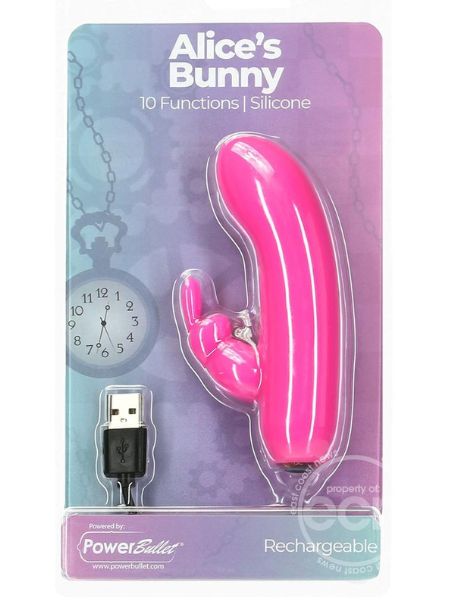 BUNNYB SILICONE RECHARGEABLE RABBIT - PINK