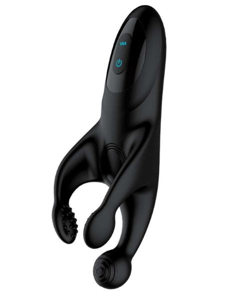 MAGIC THUMPING RECHARGEABLE MASTURBATOR - BLACK