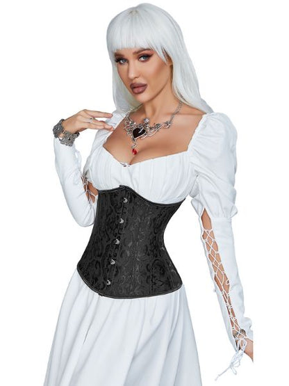 STRAPLESS LACE 14 PLASTIC BONES CORSET