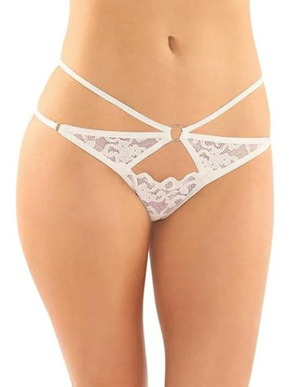 STRAPPY KEYHOLE THONG