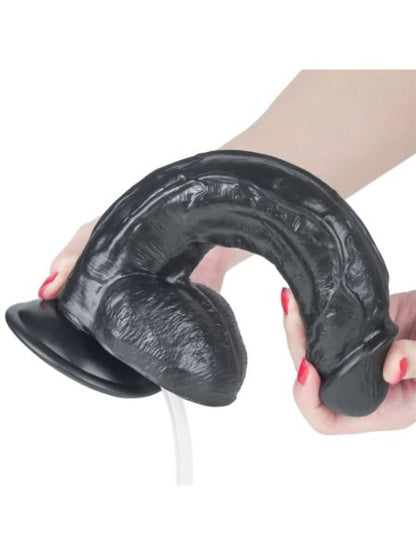 SQUIRT EXTREME DILDO 10 INCH - BLACK