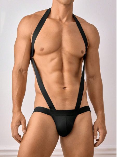 MEN'S SOLID COLOR SEXY BACKLESS UNDERWEAR