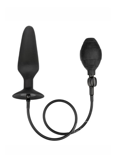 SILICONE INFLATABLE PLUG - BLACK