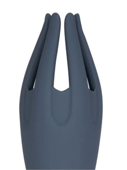 LEO GREY SILICONE TICKLING VIBRATOR