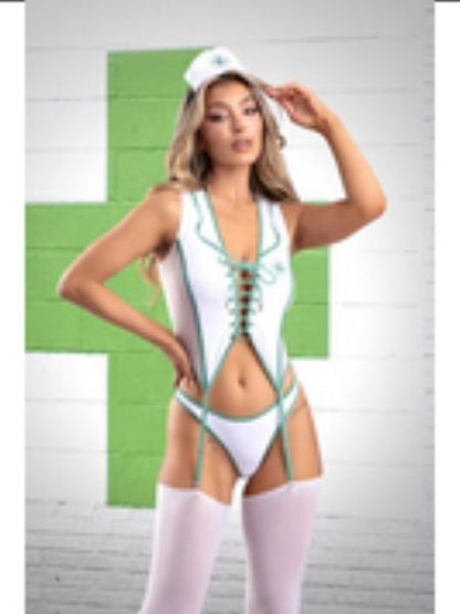 HERBAL REMEDY 3 PCS NURSE COSTUME SET