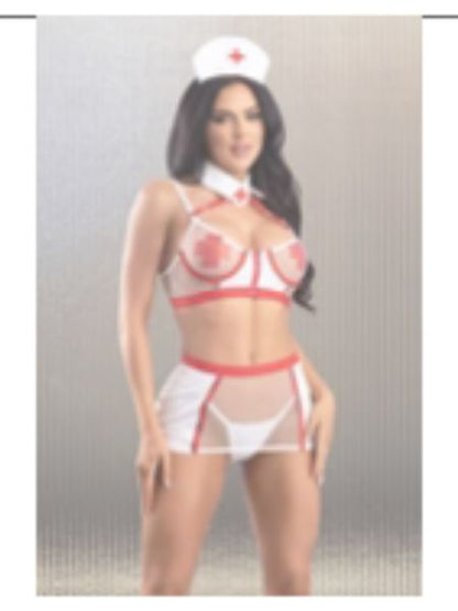 PERFECT HEALTH 5PC NURSE COSTUME SET