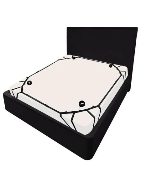 FOUR CORNER HANDCUFF ADULT BANDAGE REINFORCED BED BINDING FOR COUPLE