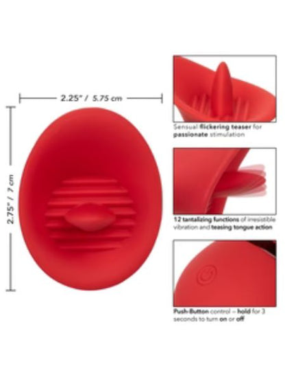 RECHARGEABLE SILICONE CLITORAL VIBRATOR