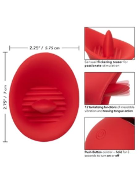 RECHARGEABLE SILICONE CLITORAL VIBRATOR