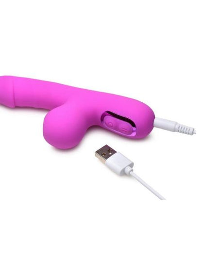 MINI SUCTION RABBIT SILICONE RECHARGEABLE VIBRATOR