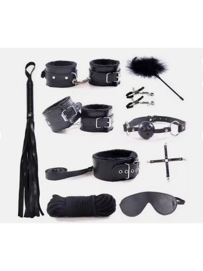 ADULT BONDAGE 10 PIECE BDSM COLLECTION